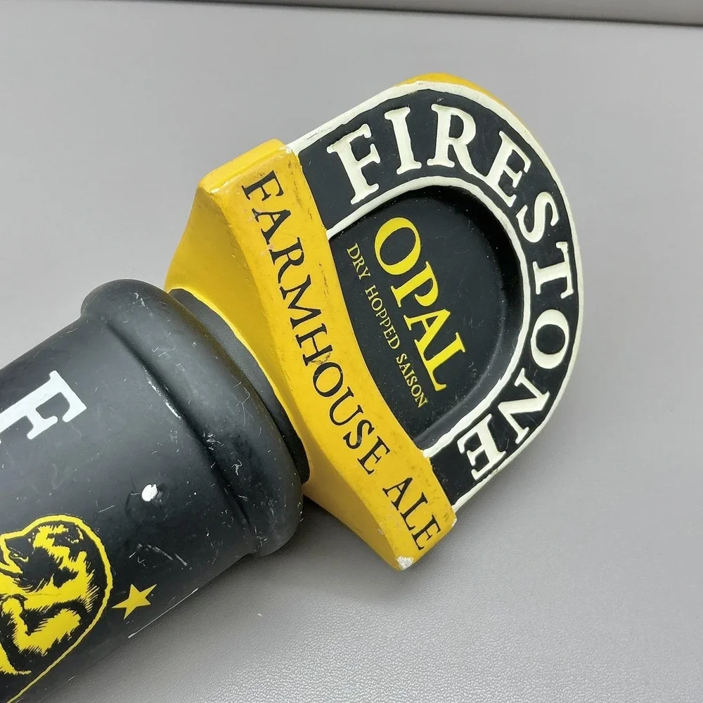 Firestone‎ Opal Farmhouse Ale Dry Hopped Saison Beer Tap Handle Black Gold